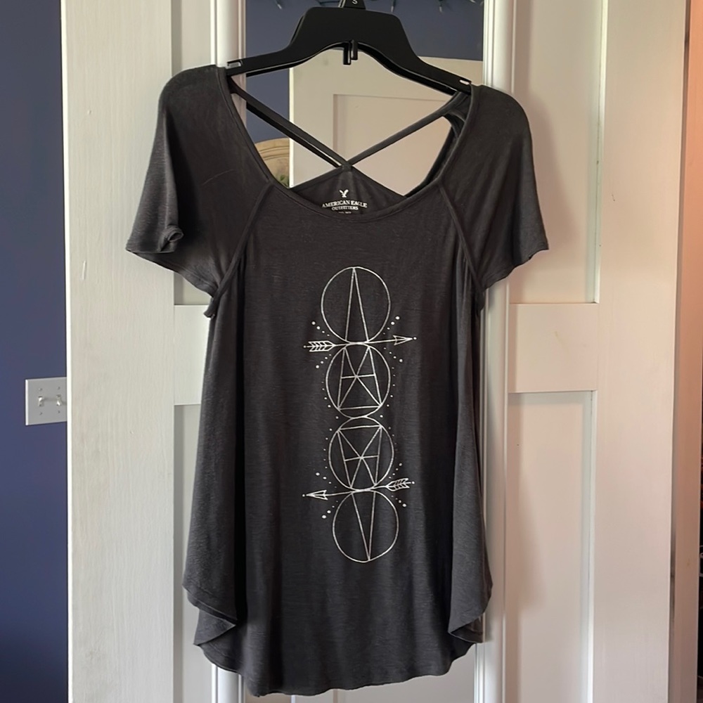 American eagle flowy top!